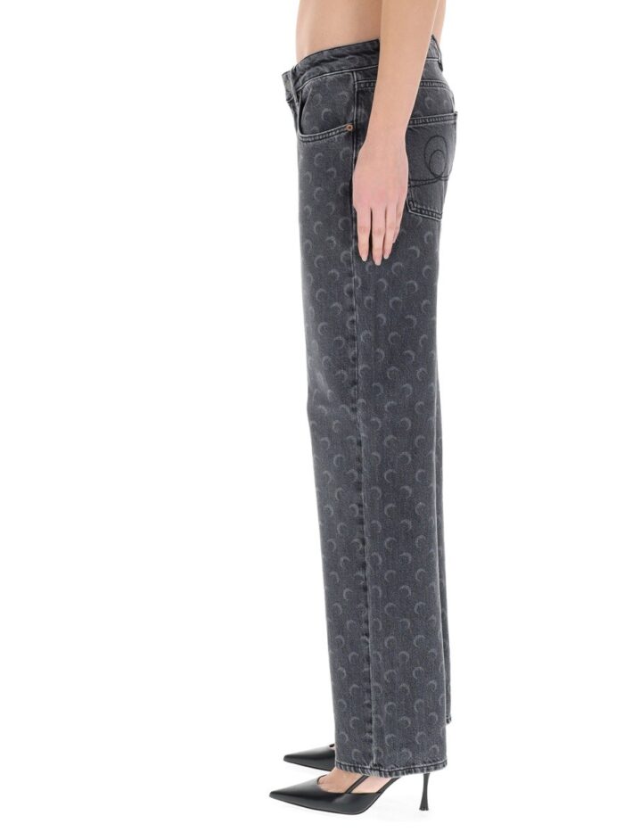 MARINE SERRE "MOON LASER" JEANS