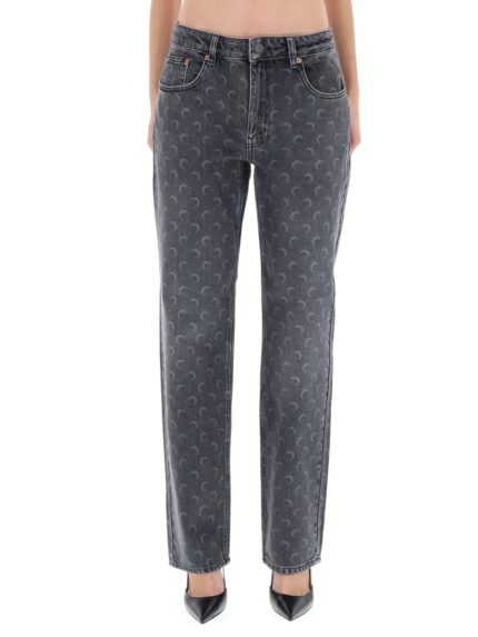 MARINE SERRE "MOON LASER" JEANS