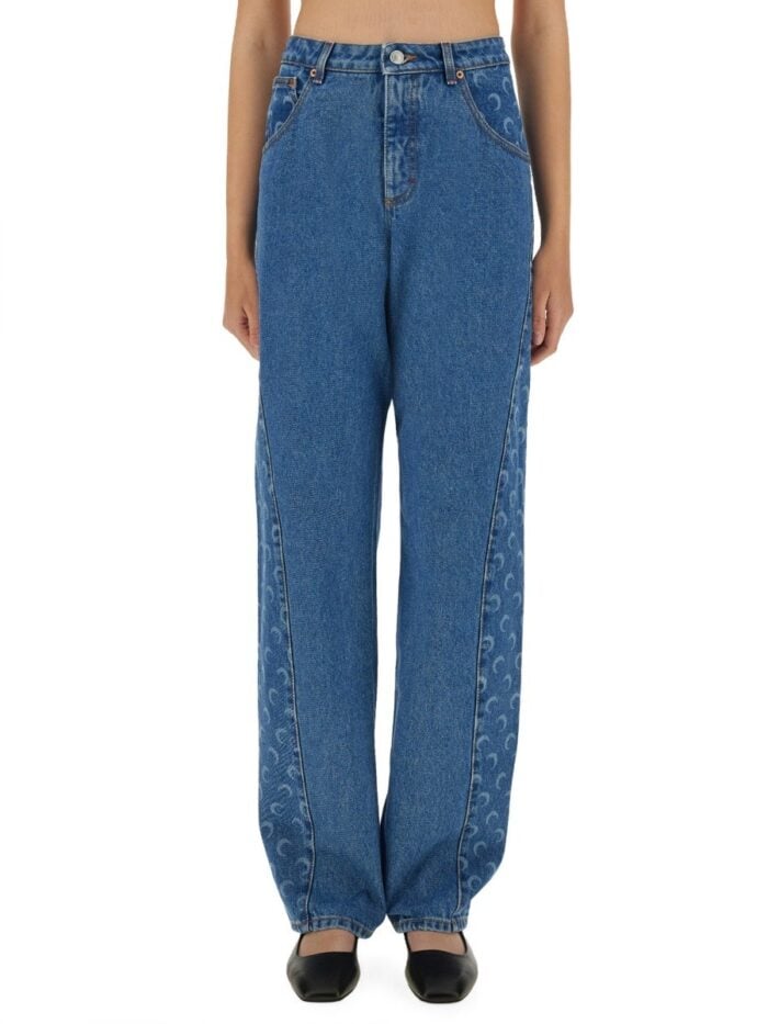 MARINE SERRE "MOON LASER" JEANS
