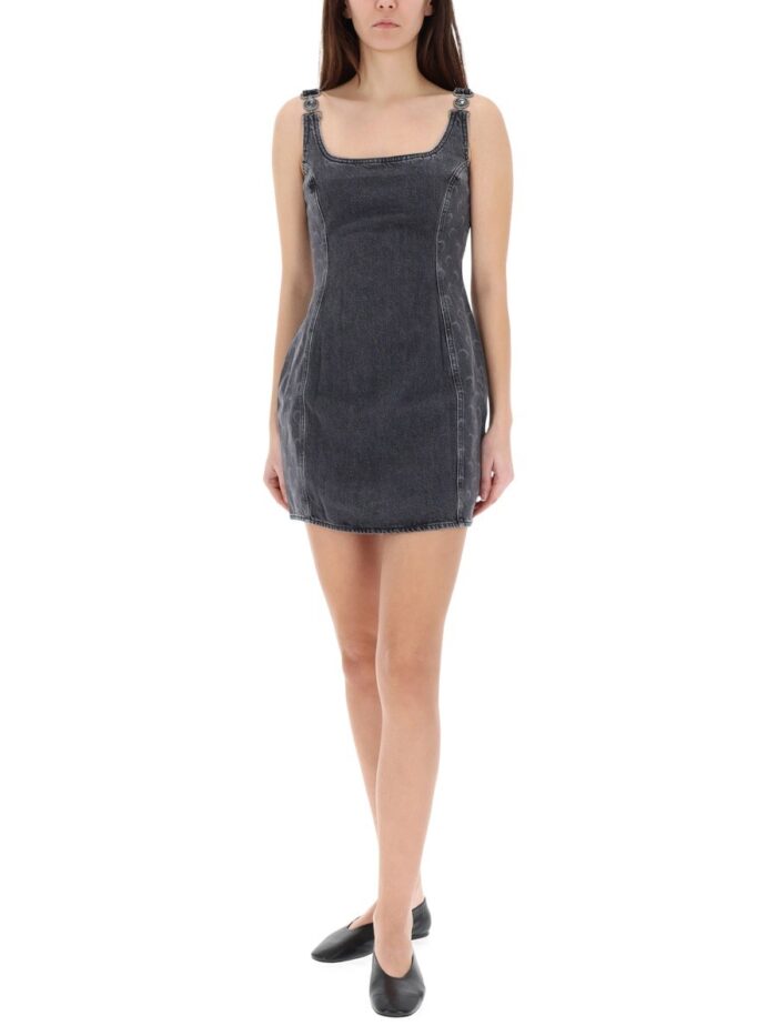 MARINE SERRE "MOON LASER" MINI DRESS