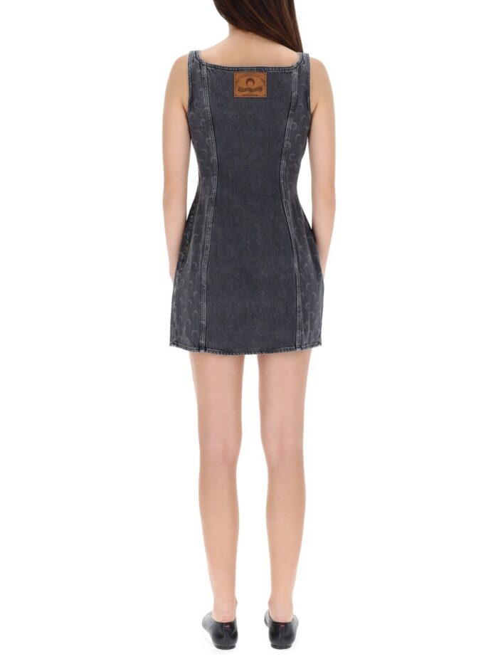MARINE SERRE "MOON LASER" MINI DRESS