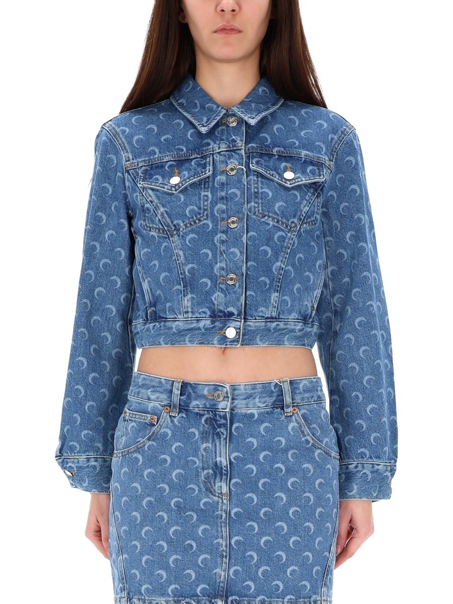 MARINE SERRE "MOON LASER" SHORT JACKET