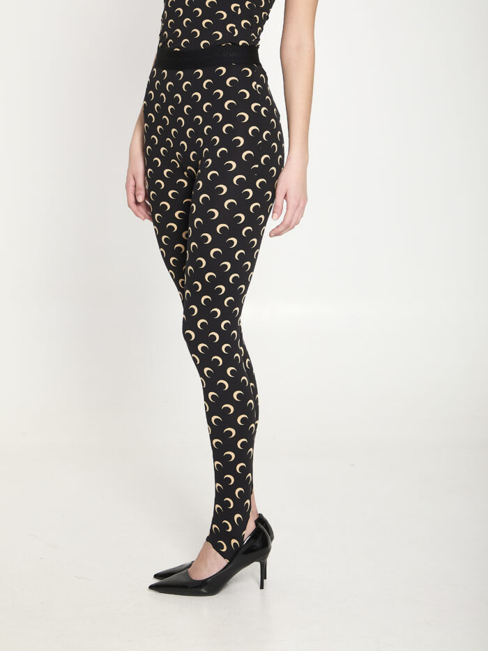 Marine Serre Moon printed jersey leggings