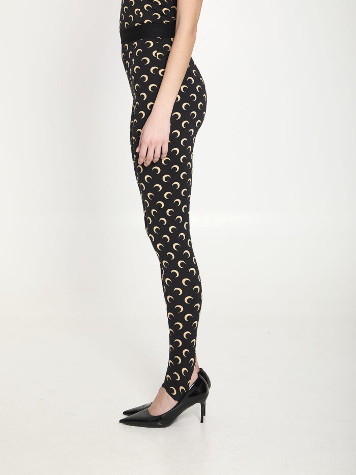 Marine Serre Moon printed jersey leggings
