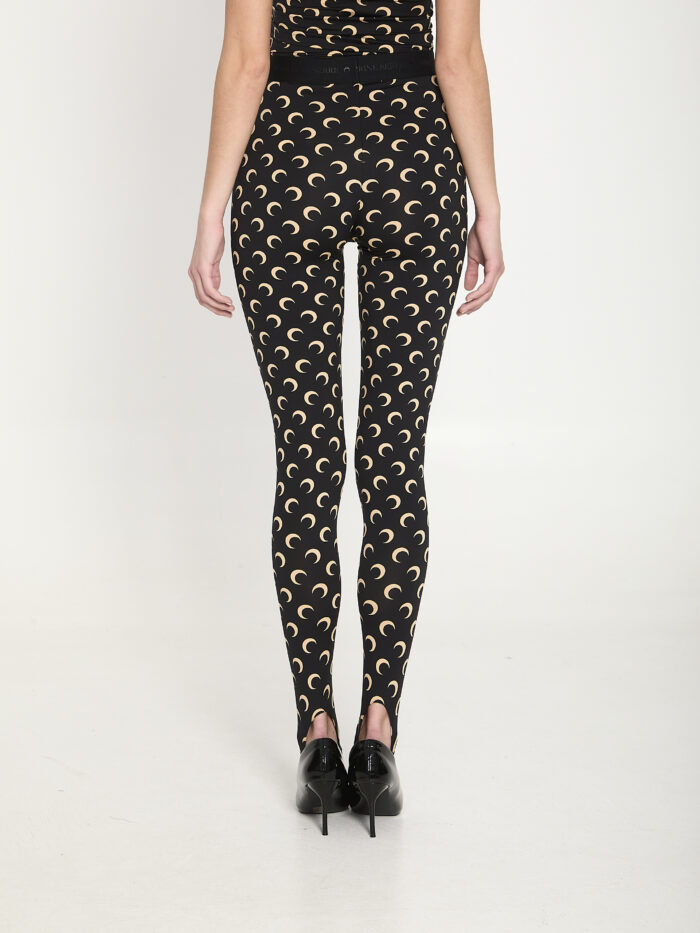 Marine Serre Moon printed jersey leggings