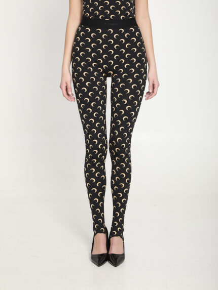 Marine Serre Moon printed jersey leggings