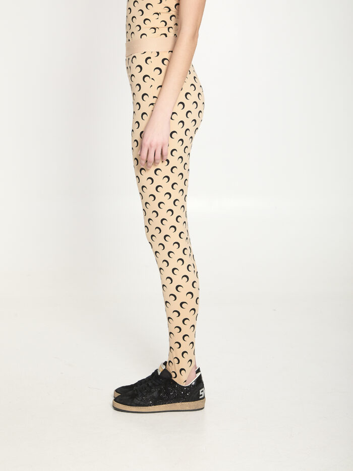 Marine Serre Moon printed jersey leggings