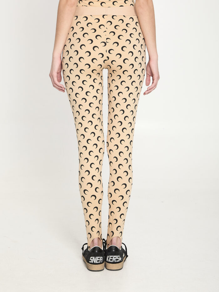 Marine Serre Moon printed jersey leggings