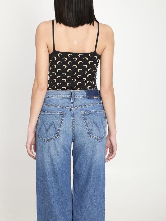 Marine Serre Moon printed jersey top