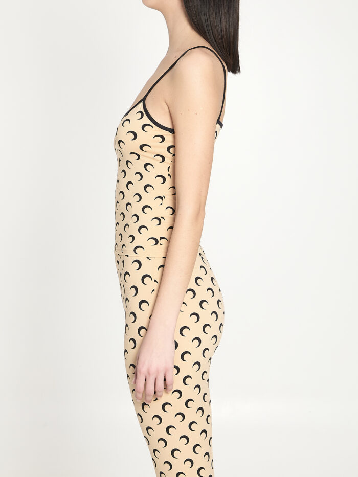 Marine Serre Moon printed jersey top