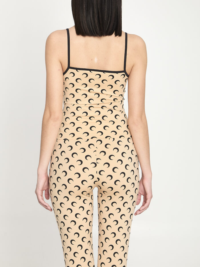 Marine Serre Moon printed jersey top