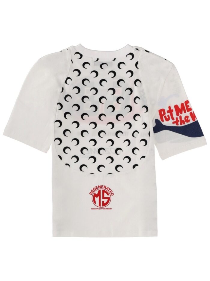 MARINE SERRE "REGENERATED GRAPHIC" T-SHIRT
