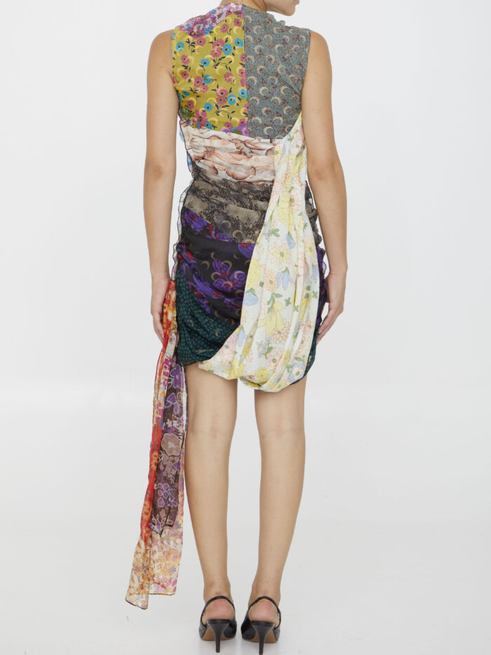 Marine Serre Regenerated Scarves dress