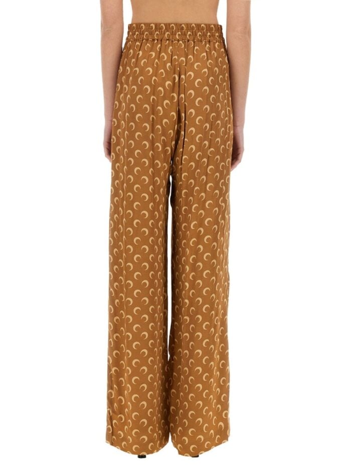 MARINE SERRE SATIN PANTS "MOON"