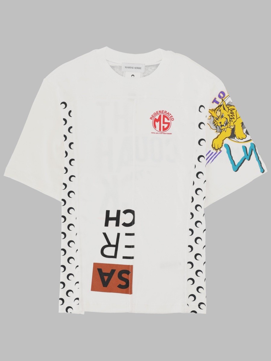 MARINE SERRE T-SHIRT CON STAMPA