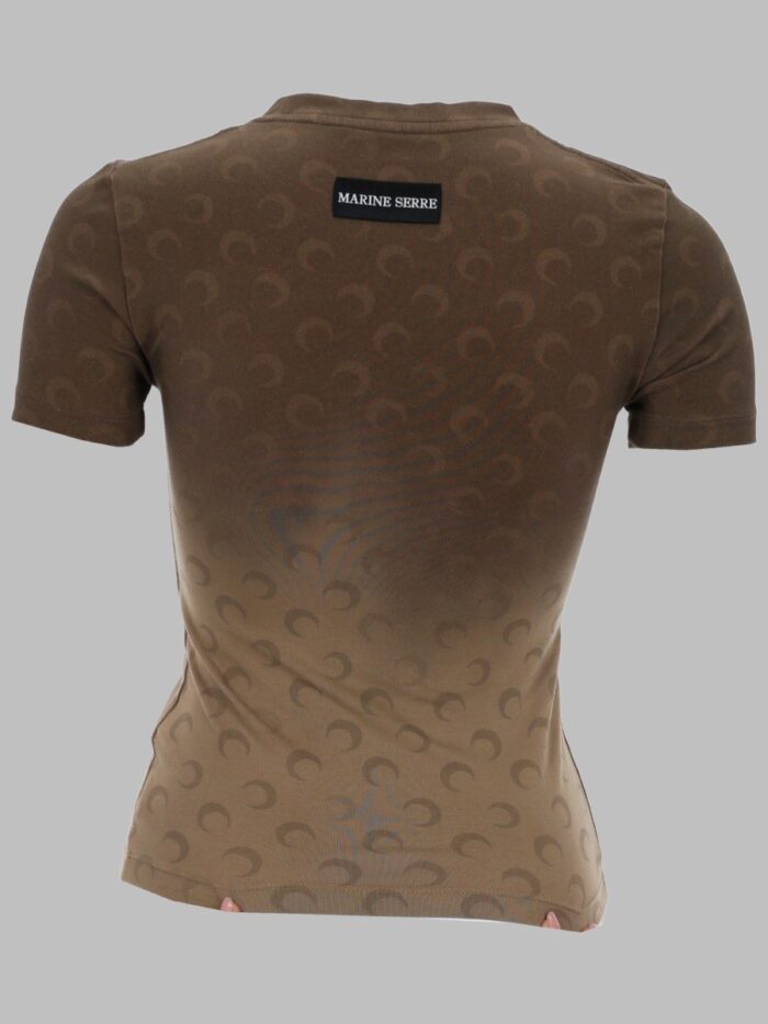 MARINE SERRE T-SHIRT "FADED MOON"