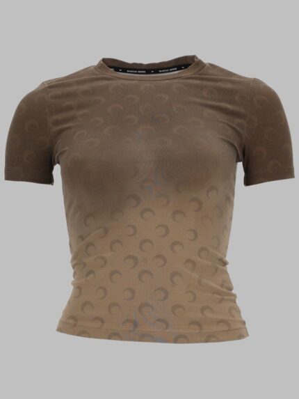 MARINE SERRE T-SHIRT "FADED MOON"