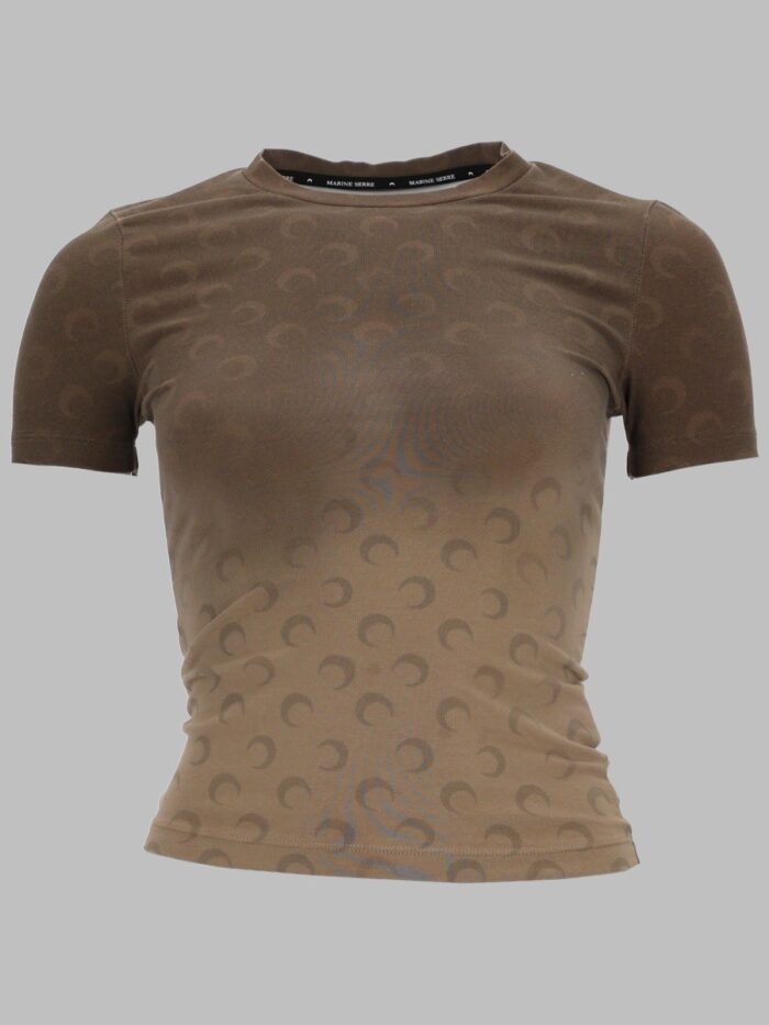 MARINE SERRE T-SHIRT "FADED MOON"