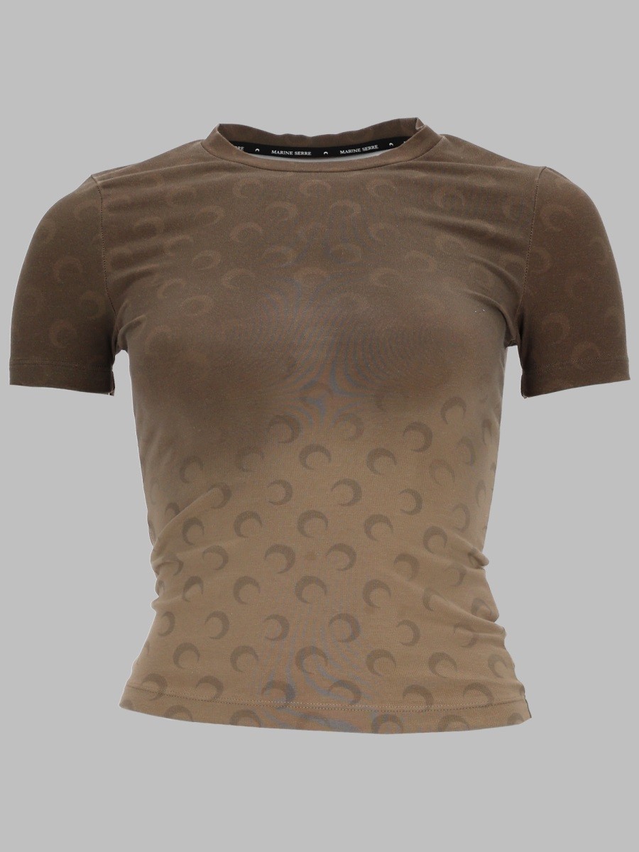 MARINE SERRE T-SHIRT "FADED MOON"