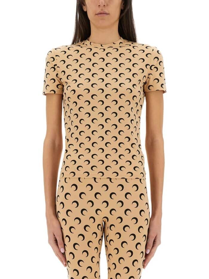 marine serre t shirt "moon" MARINE SERRE T-SHIRT "MOON"