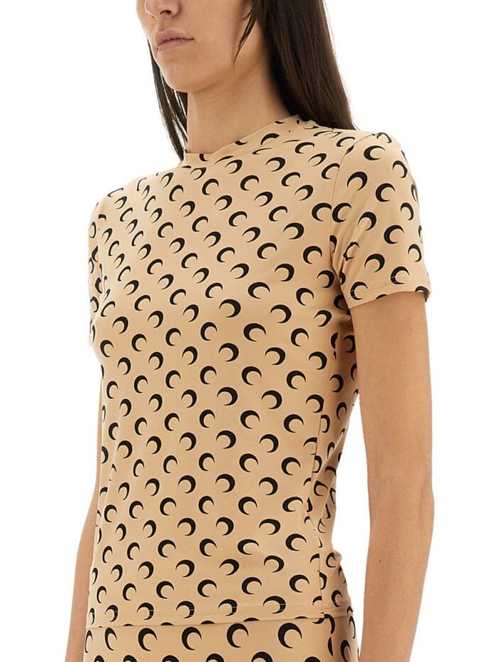 marine serre t shirt "moon" MARINE SERRE T-SHIRT "MOON"