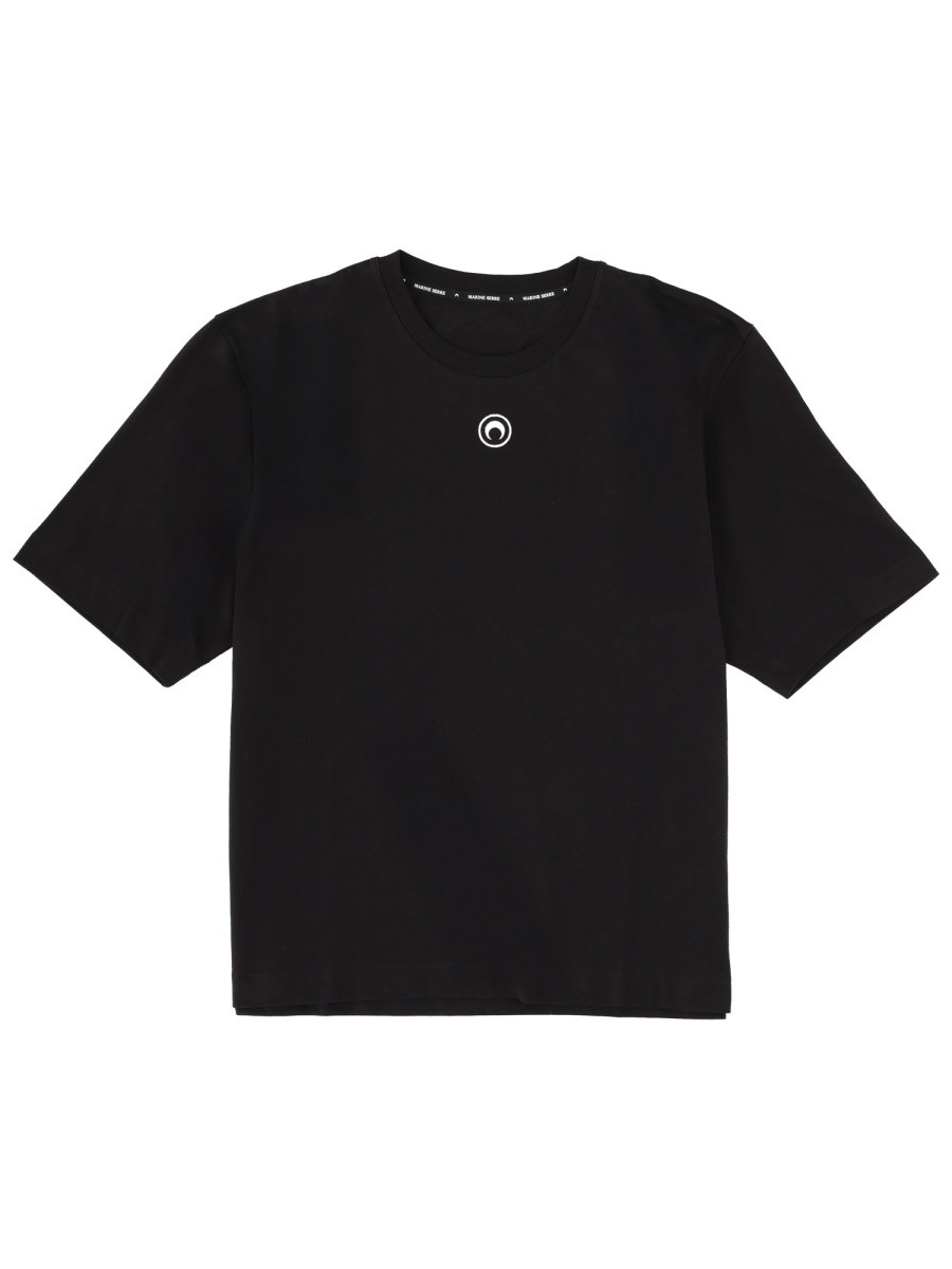 MARINE SERRE T-SHIRT WITH LOGO