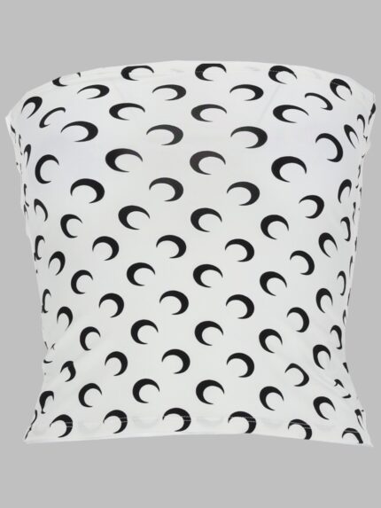 MARINE SERRE TOP BUSTIER "MOON"