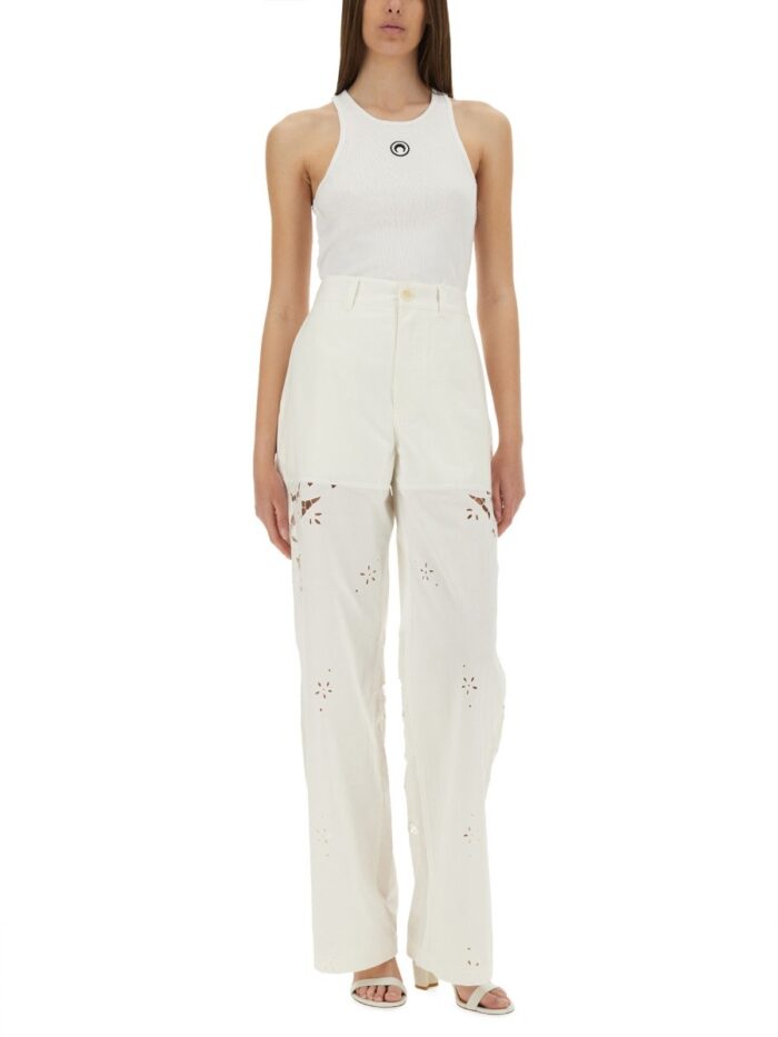 MARINE SERRE TOP WITH "MOON" LOGO