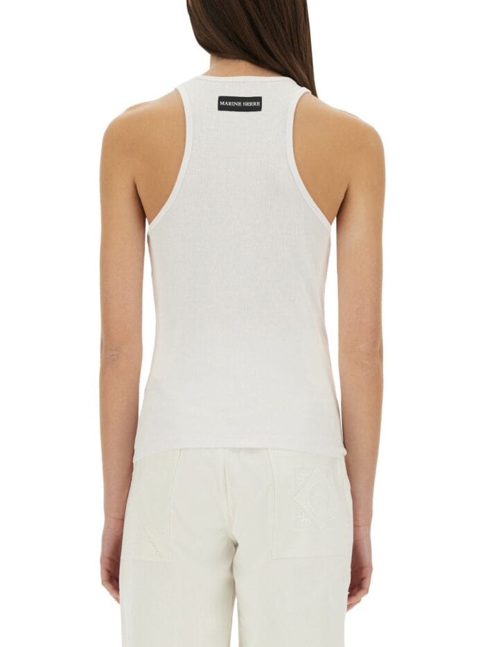 MARINE SERRE TOP WITH "MOON" LOGO