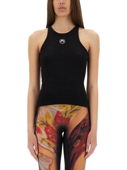 MARINE SERRE TOP WITH "MOON" LOGO