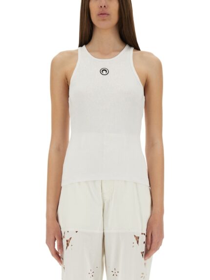 MARINE SERRE TOP WITH "MOON" LOGO