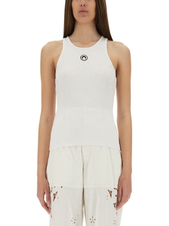 MARINE SERRE TOP WITH "MOON" LOGO