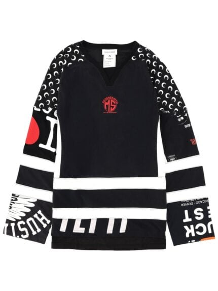 MARINE SERRE "UPCYCLE GRAPHIC" FIELD HOCKEY T-SHIRT