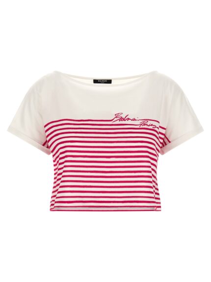 Balmain 'Marinière' T-shirt