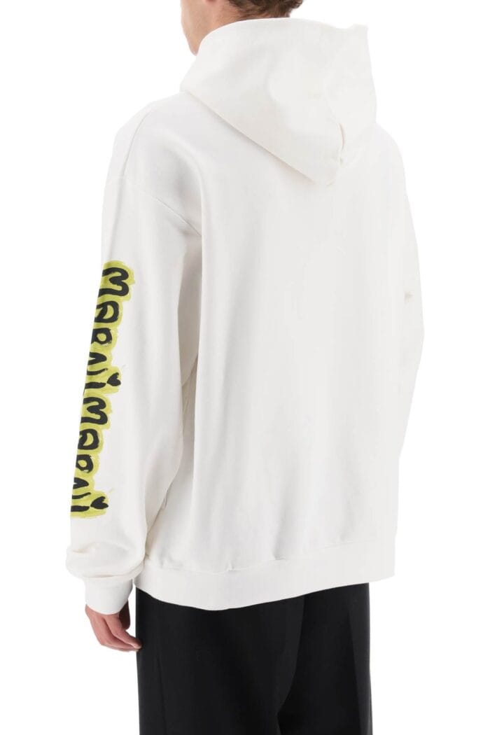 Marni Hoodie With Graffiti Print