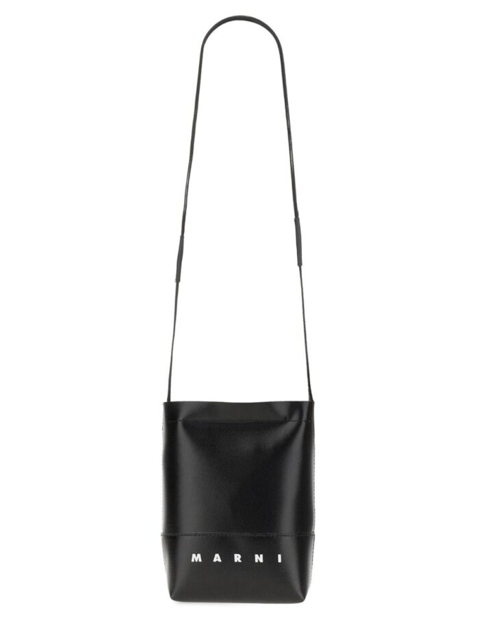 Marni BORSA A TRACOLLA CON LOGO