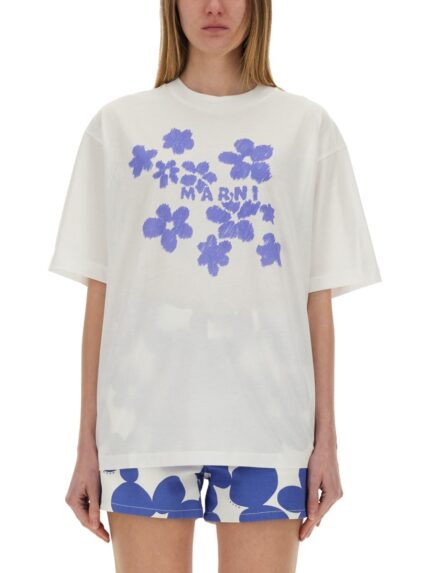 Marni "BOXY" T-SHIRT WITH PRINT