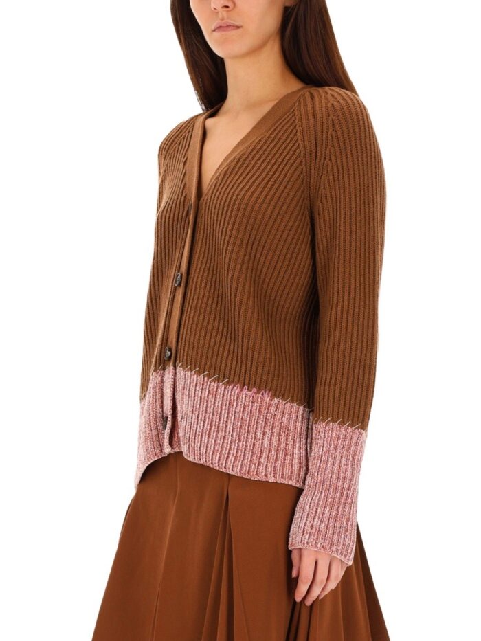 Marni CARDIGAN WITH "COLOR BLOCK" PATTERN