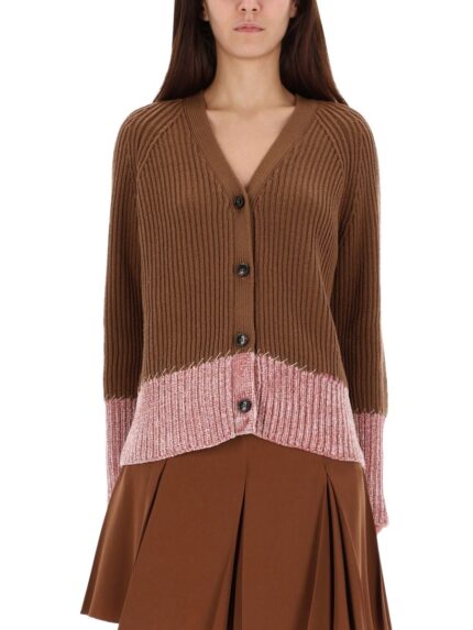 Marni CARDIGAN WITH "COLOR BLOCK" PATTERN