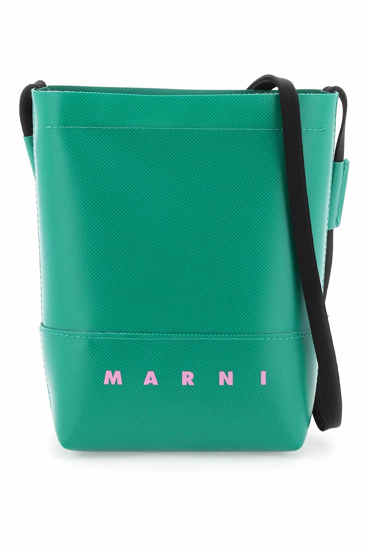 MARNI Coated Canvas Crossbody Bag