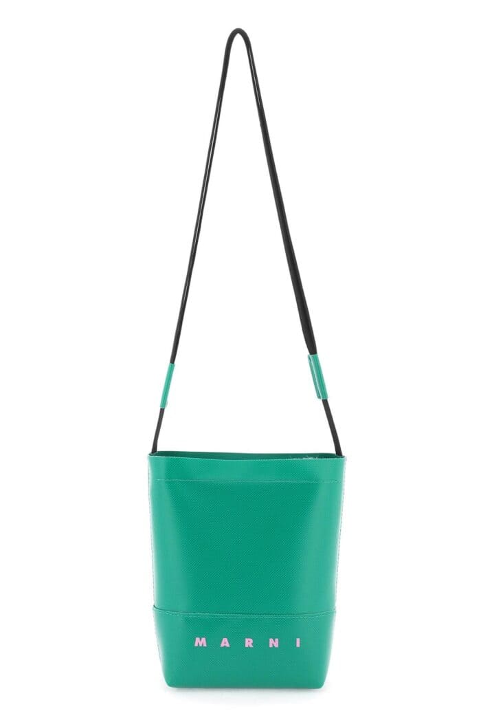 MARNI Coated Canvas Crossbody Bag