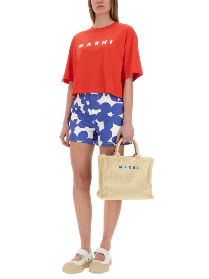 Marni JERSEY T-SHIRT WITH LOGO