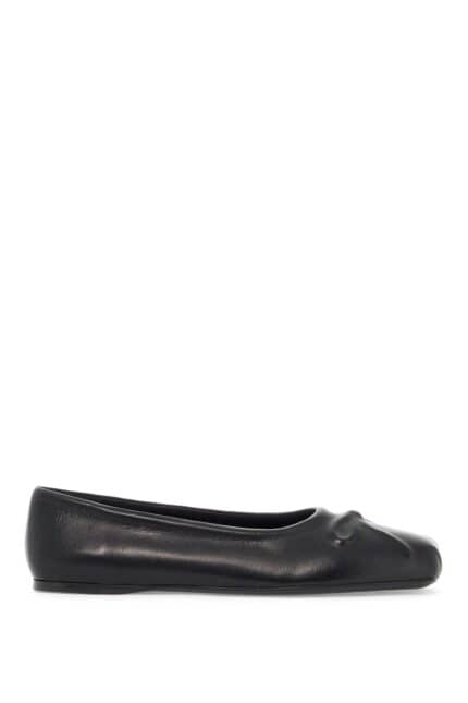 MARNI Leather Little Bow Ballerina