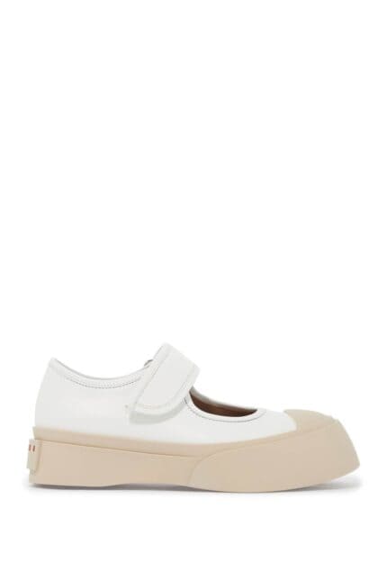 MARNI Pablo Mary Jane Nappa Leather Sneakers