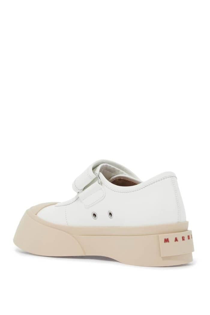 MARNI Pablo Mary Jane Nappa Leather Sneakers