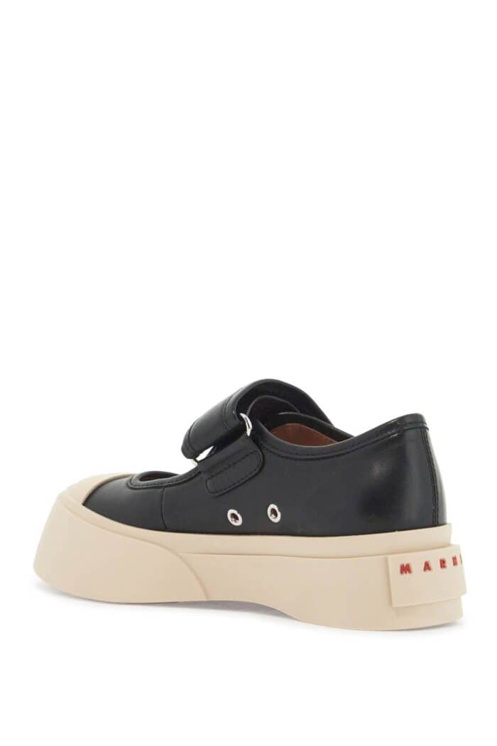 MARNI Pablo Mary Jane Nappa Leather Sneakers