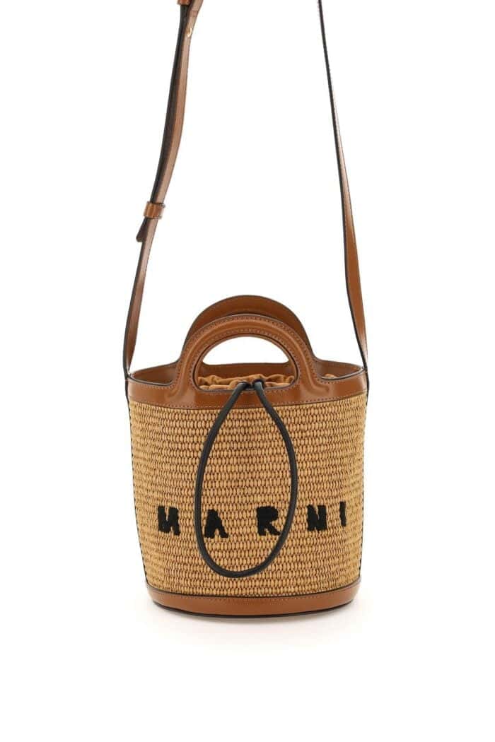 Marni Raffia Tropicalia Bucket Bag