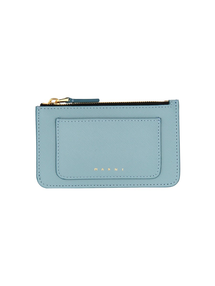 Marni SAFFIANO LEATHER CARD CASE