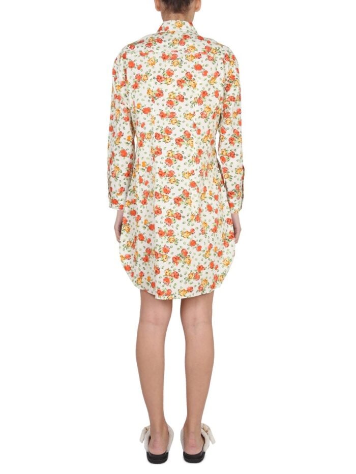 Marni SHIRT DRESS WITH FLORAL PATTERN