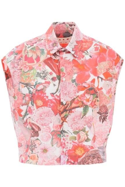 Marni Sleeveless Shirt With Floral